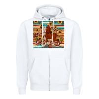 White football hereford sunflower tumbler Zipper Hoodie - JahusDesignShop