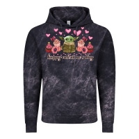 Cloud Black happy valentines day yoda Vintage Hoodie - CowhideDigitalArt