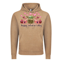Vintage Coffee happy valentines day yoda Vintage Hoodie - CowhideDigitalArt
