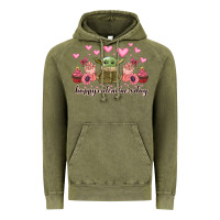 Vintage Olive happy valentines day yoda Vintage Hoodie - CowhideDigitalArt