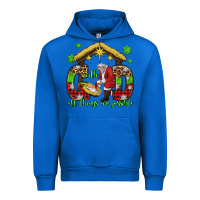 Cobalt with god all things are possible santa baby jesus Urban Hoodie - Jasminsmagicworld