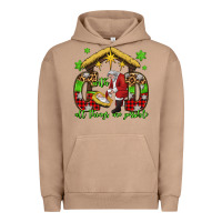 Pigment Burro with god all things are possible santa baby jesus Urban Hoodie - Jasminsmagicworld