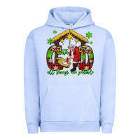 Pigment Grape Ice with god all things are possible santa baby jesus Urban Hoodie - Jasminsmagicworld