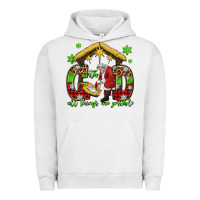 Pigment Lunar Rock with god all things are possible santa baby jesus Urban Hoodie - Jasminsmagicworld