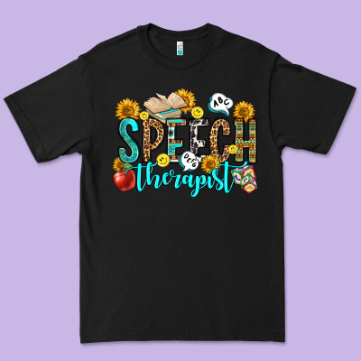 Speech Therapist Premium Tee Designed By Oliviacreatesart