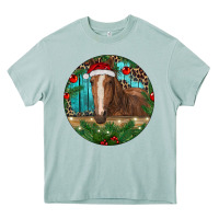 Arona Brown Horse Christmas Heavy Core Tee - RanaPortraitStore