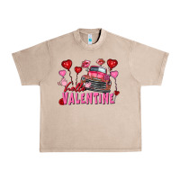 French Oak hello valentine valentine's day truck Urban Heavy Tee - FaDigitalArtStudio