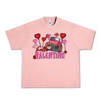 Salmon hello valentine valentine's day truck Urban Heavy Tee - FaDigitalArtStudio