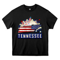 Black tennessee 4th of july Heavy Core Tee - CowGirlArtShop