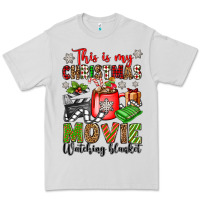 Dove Grey this is my christmas movie watching blanket Premium Tee - OliviaCreatesArt