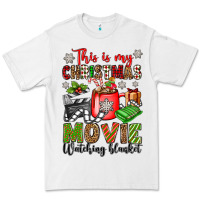 White this is my christmas movie watching blanket Premium Tee - OliviaCreatesArt