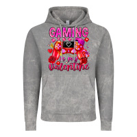 Cloud Rock Gaming is My Valentine Vintage Hoodie - CowhideDigitalArt