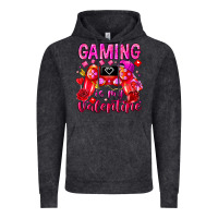 Vintage Black Gaming is My Valentine Vintage Hoodie - CowhideDigitalArt