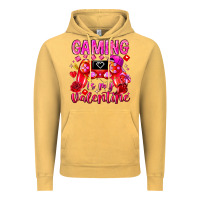 Vintage Mustard Gaming is My Valentine Vintage Hoodie - CowhideDigitalArt