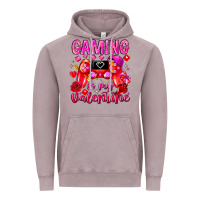 Vintage Zinc Gaming is My Valentine Vintage Hoodie - CowhideDigitalArt