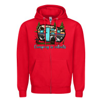 Red camping is intents Zipper Hoodie - JahusDesignShop