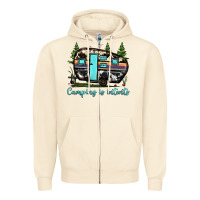 Sandshell camping is intents Zipper Hoodie - JahusDesignShop