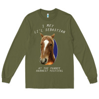 Army Green I met lil Sebastian Long Sleeve Tee - Bettercallsaul