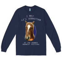 Navy I met lil Sebastian Long Sleeve Tee - Bettercallsaul