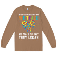 Toasted Coconut Autism Awareness Teacher Long Sleeve Tee - CowhideDigitalArt
