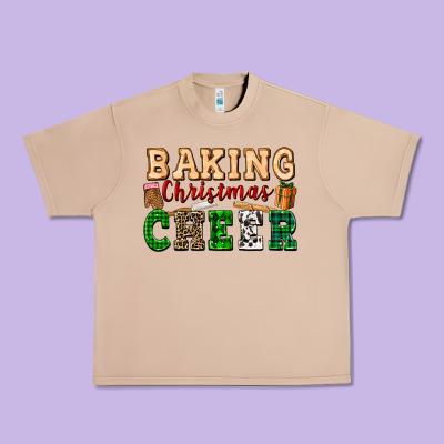 Baking Christmas Cheer Urban Heavy Tee Designed By Fadigitalartstudio