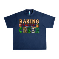 Navy baking christmas cheer Urban Heavy Tee - FaDigitalArtStudio