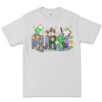 Dove Grey mardi gras nurse Premium Tee - OliviaCreatesArt
