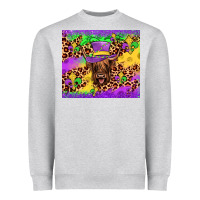 Highland Cow Mardi Gras Tumbler Heavyweight Sweatshirt | Teevron