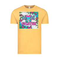 Vintage Mustard Mom Is A Fighter Tumbler Vintage Tee - BundleAndBundleShop