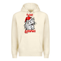 Sandshell Merry Christmas Cat Premium Hoodie - SublimationCraftShop