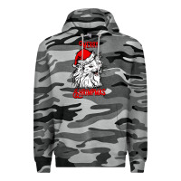 Slate Camo Merry Christmas Cat Premium Hoodie - SublimationCraftShop