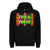Black trick or treat brushstroke Premium Hoodie - Jasminsmagicworld