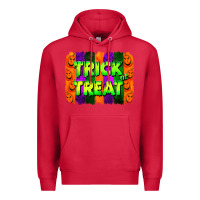 Cardinal trick or treat brushstroke Premium Hoodie - Jasminsmagicworld