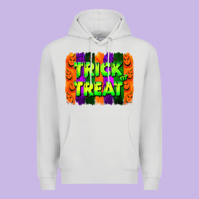 Trick Or Treat Brushstroke Premium Hoodie Designed By Jasminsmagicworld