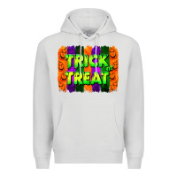 Dove Grey trick or treat brushstroke Premium Hoodie - Jasminsmagicworld