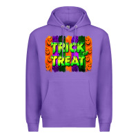 Purple trick or treat brushstroke Premium Hoodie - Jasminsmagicworld