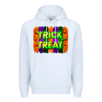 White trick or treat brushstroke Premium Hoodie - Jasminsmagicworld