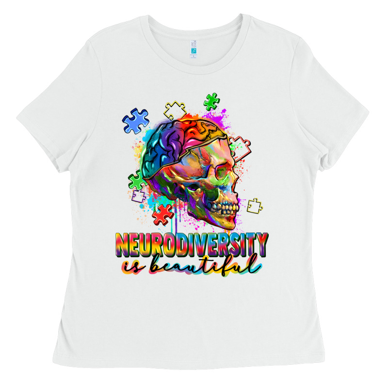Neurodiversity Is Beautiful Ladies Tee by FaDigitalArtStudio | Teevron