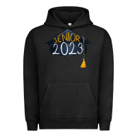 Pigment Black Senior 2023 graduation png sublimation design down Urban Hoodie - RanaPortraitStore