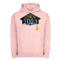 Pigment Salmon Senior 2023 graduation png sublimation design down Urban Hoodie - RanaPortraitStore