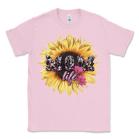 Bubblegum Pink Mom life sunflower mother's day Classic Tee - HowdyJamesFarm