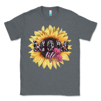 Charcoal Heather Mom life sunflower mother's day Classic Tee - HowdyJamesFarm