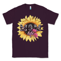 Plum Mom life sunflower mother's day Classic Tee - HowdyJamesFarm