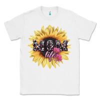 White Mom life sunflower mother's day Classic Tee - HowdyJamesFarm