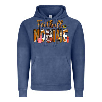 Vintage Denim football NONNiE Vintage Hoodie - CowhideDigitalArt