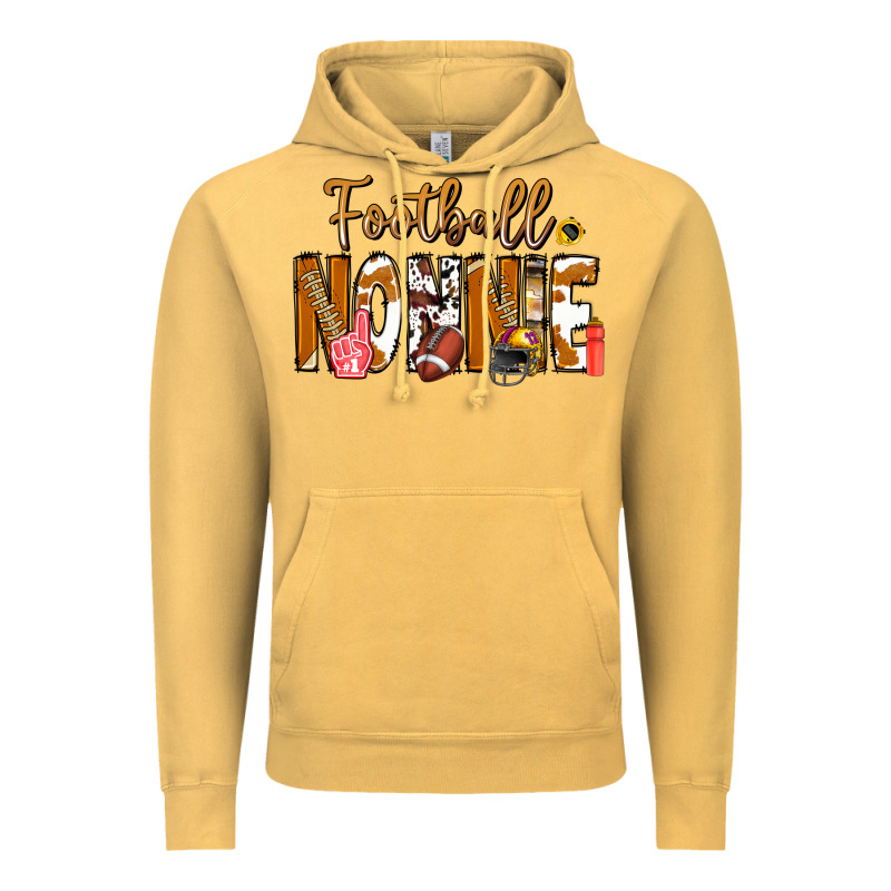 Football Nonnie Vintage Hoodie by CowhideDigitalArt | Teevron