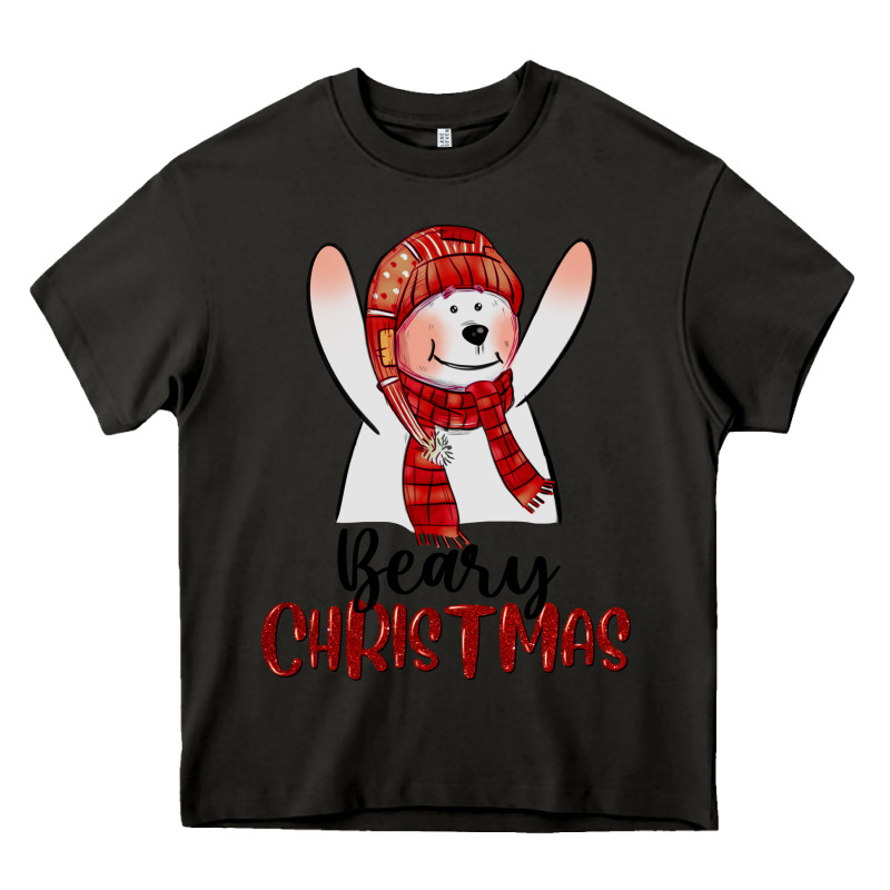 Beary Christmas Heavy Core Tee by CowGirlArtShop | Teevron