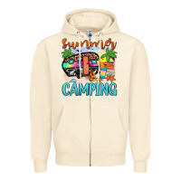 Sandshell summer camping Zipper Hoodie - JahusDesignShop