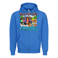 True Royal summer camping Zipper Hoodie - JahusDesignShop