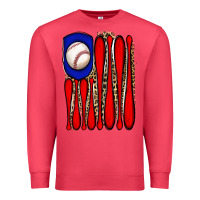 Cardinal leopard baseball flag Premium Sweatshirt - JahusDesignShop